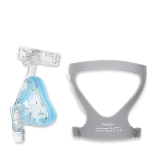 Philips Respironics Amara Gel Full Face Mask Without Headgear | Kit - CPAPnation