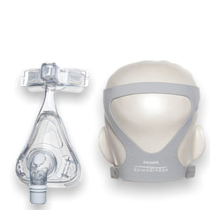 Philips Respironics Amara Silicone Full Face Mask Without Headgear | Kit - CPAPnation