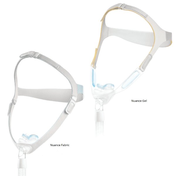 Philips Respironics Nuance Fabric Nasal Pillow Mask | Fit Pack - CPAPnation