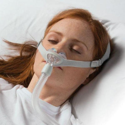 Philips Respironics Nuance Fabric Nasal Pillow Mask Without Headgear | Kit - CPAPnation