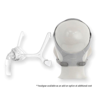 Philips Respironics Wisp Clear Silicone Nasal Mask Without Headgear | Kit - CPAPnation