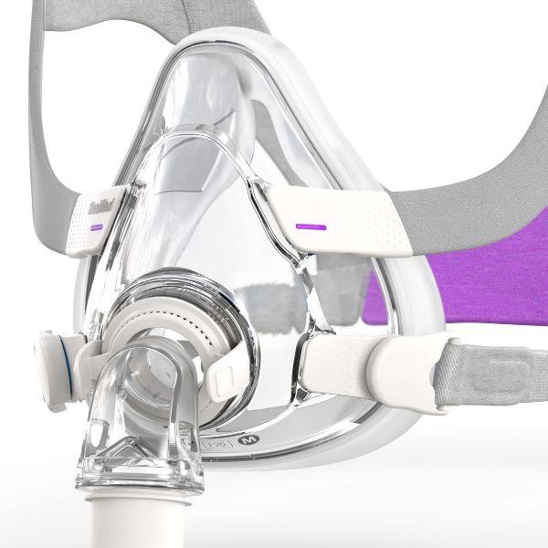 ResMed F20 Silicone For Her Full Face Mask Without Headgear | Kit - CPAPnation