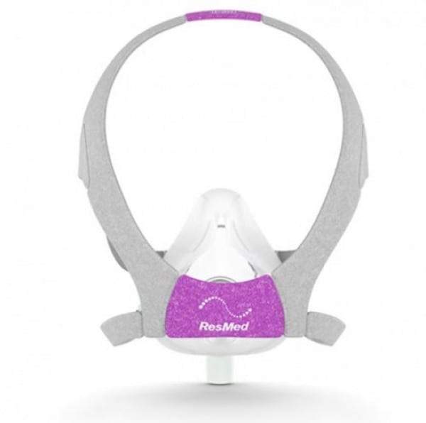 ResMed F20 Silicone For Her Full Face Mask Without Headgear | Kit - CPAPnation