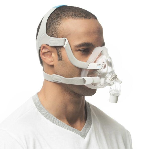 ResMed AirFit F20 Silicone Full Face Mask Without Headgear | Kit - CPAPnation