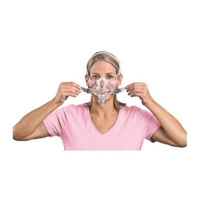 ResMed Quattro FX For Her Full Face Mask Without Headgear | Kit - CPAPnation