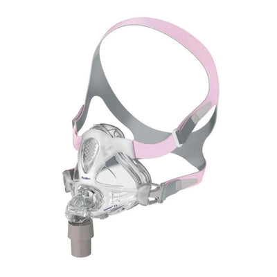 ResMed Quattro FX For Her Full Face Mask Without Headgear | Kit - CPAPnation