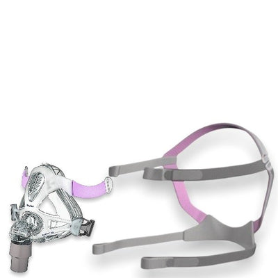 ResMed Quattro FX For Her Full Face Mask Without Headgear | Kit - CPAPnation